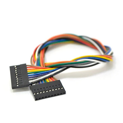 JUMPER WIRE FEM/FEM 10P 1.5FT 24AWG ASSORTED COLOR 0.1IN PITCH