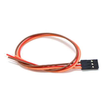 JUMPER WIRE FEM 3P TO OPEN END 8IN 24AWG