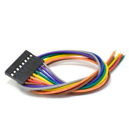 JUMPER WIRE FEM 8P TO OPEN END 8IN 24AWG