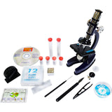 MICROSCOPE SET {{100X-900X MAGNIFICATION