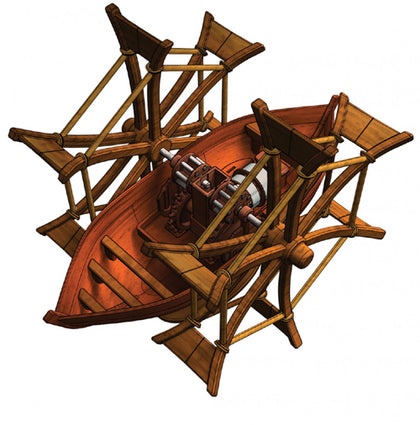 PADDLEBOAT LEONARDO DA VINCI MODEL KIT