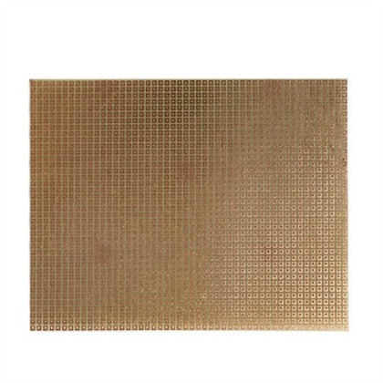 PCB ETCHED SS 4X5IN 1 HOLE PAD COPPER 0.1IN PITCH
