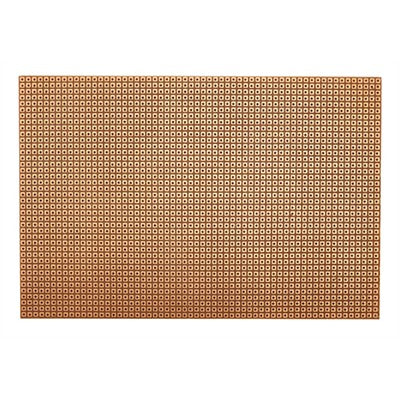 PCB ETCHED SS 4INX6IN 1 HOLE PAD COPPER 0.1IN PITCH