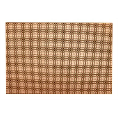 PCB ETCHED SS 4INX9IN 1 HOLE PAD PHENOLIC 0.1IN PITCH