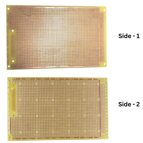 PCB ETCHED SS 3X6IN 1 HOLE PAD PHENOLIC 0.1IN PITCH