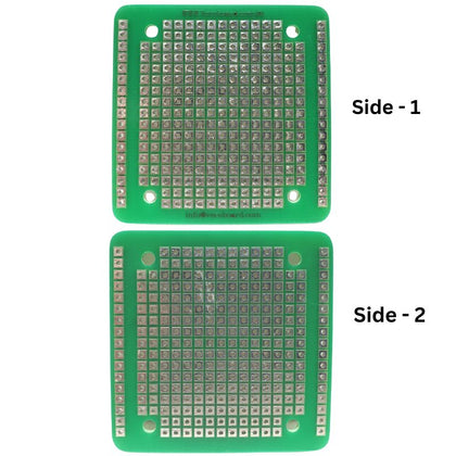 PCB ETCHED DS 2X2IN 1 HOLE PADS TINNED 0.1IN PITCH