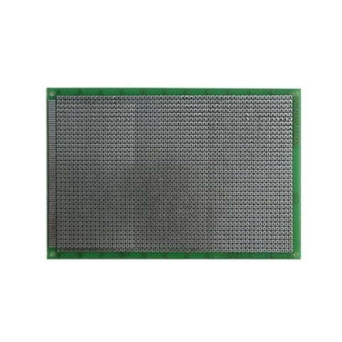 PCB ETCHED DS 6X9IN 1 HOLE PADS TINNED 0.1IN PITCH