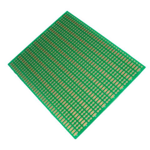 PCB ETCHED SS 4X6IN 2 HOLE PADS COPPER 0.1IN PITCH