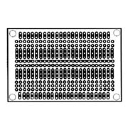 PCB ETCHED SS 2X3IN 1 2 & 3 CONNECTED PAD WITH POWER BUS