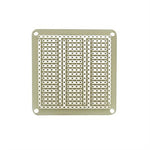 PCB ETCHED SS 2.1X2.1IN 4 HOLE CONNECTED POWER BUS 0.1IN PITCH