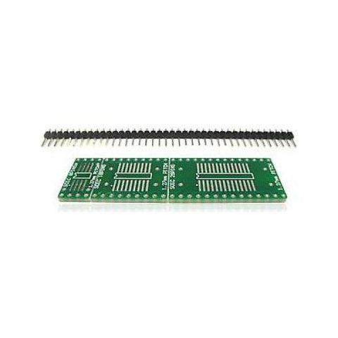 BOARD SMT PROTOTYPE 1X3 INCH SOIC TO DIP ADAPTOR