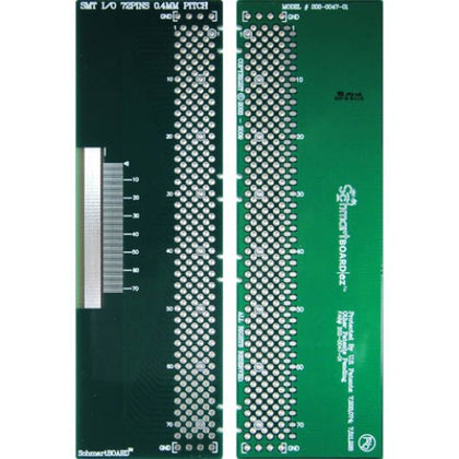 SCHMARTBOARD PROTOTYPE 1.25X4IN 0.4MM CONNECTOR BOARD
