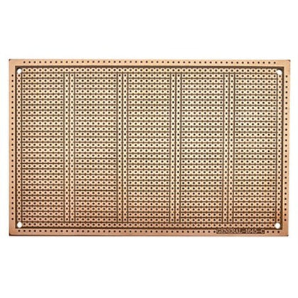 PCB ETCHED SS 3.5X5IN 8CONNECTED COPPER PHENOLIC