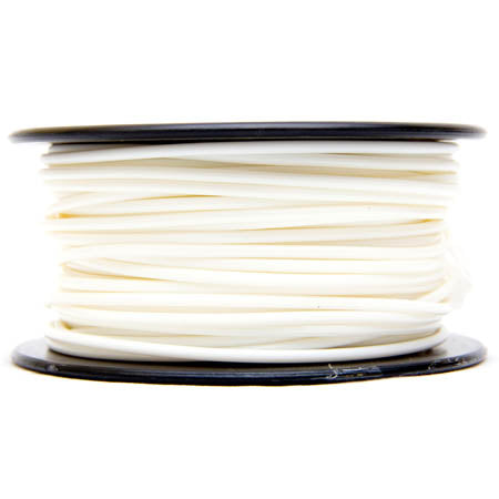 3D FILAMENT PLA WHITE 175MM.. 1KG 1.5IN CENTER HOLE