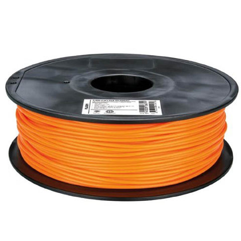 3D FILAMENT PLA ORANGE 3MM 1KG 2IN CENTER HOLE