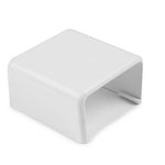 RACEWAY END CAP 1.75IN FLAT WHT FOR KFJ-6569