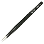 TWEEZER METAL 5.6IN STRAIGHT STD TIP ST-11 ANTISTATIC SAFE