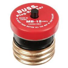 FUSE HOUSEHOLD RESETABLE 15A 125V