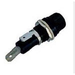 FUSE HOLDER 6.3X32MM PANEL MOUNT SCREW ON KNOB SOL ST 15A 125V