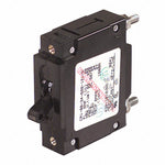 CIRCUIT BREAKER 50A 277VAC TOGGL CHMT 1P 19X37MM BOLT 5MM BLK