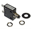 CIRCUIT BREAKER 15A 250VAC PUSH CHMT 1P 11MM DIA QT 6.3MM