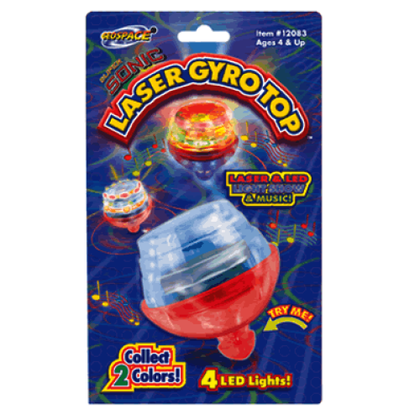 LASER GYRO TOP-AGES 4+