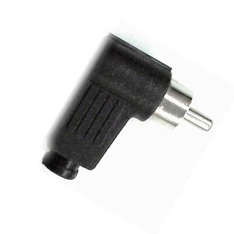 RCA PLUG RA SOL PLASTIC BLACK