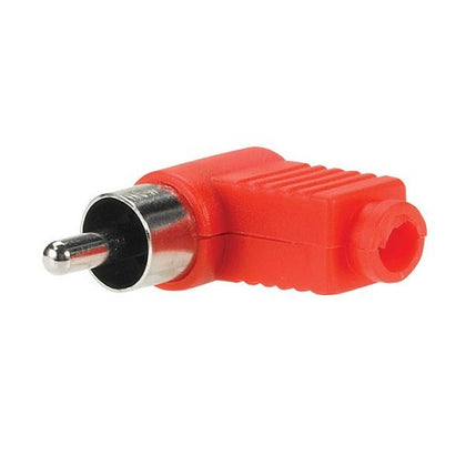 RCA PLUG RA SOL PLASTIC RED {{