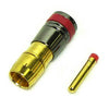 RCA PLUG SNAP & SEAL RED GOLD