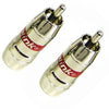 RCA PLUG TWIST ON RG6 RED