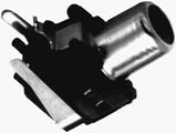 RCA JACK PCRA SOL PLASTIC BLACK TIN{{