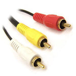 RCA CABLE ASSY M/MX3 3FT GOLD