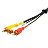 RCA CABLE ASSY M/MX3 6FT GOLD