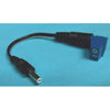 DC POWER PLUG 1.3X3.5MM WITH SOLDERLESS TERMINAL & WIRE