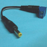 DC POWER PLUG 1.7X4.0MM WITH SOLDERLESS TERMINAL & WIRE