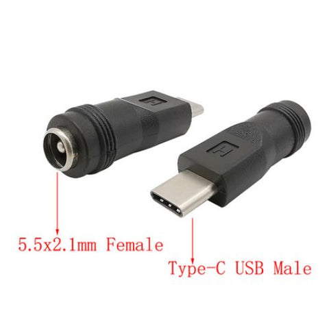 DC POWER ADAPT 2.1MM JK-USB C PLUG