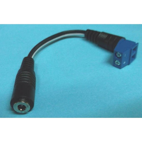 DC POWER JACK 1.3MM WITH SOLDERLESS TERMINAL & WIRE