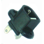 DC POWER JACK 2.1MM CHMT PLASTIC 6.3X8.4MM