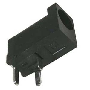 DC POWER JACK 2.1MM PCRA PLASTIC