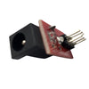 DC POWER JACK 2.1MM PCRA PLAS WITH BREADBOARD HEADER