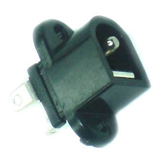 DC POWER JACK 2.5MM CHMT PLAST 8.4X6MM