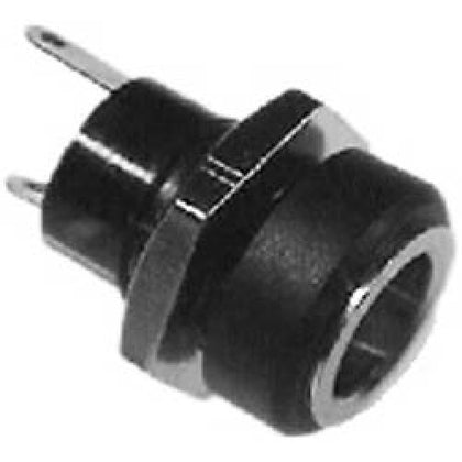 DC POWER JACK 2.5MM CHMT PLASTIC 8MM MOUNTING HOLE