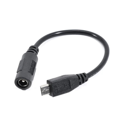DC POWER CABLE ASSY 2.1MM JK TO USB MICRO B MALE