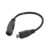 DC POWER CABLE ASSY 2.1MM JK TO USB MICRO B MALE