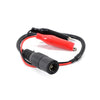 DC POWER CABLE ASSY 2.1MM JK TO ALLIGATOR CLIPS 6IN
