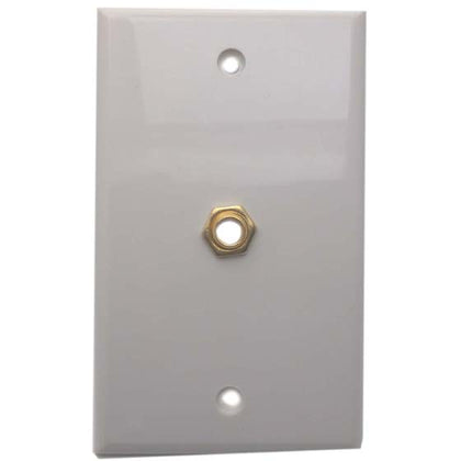 WALL PLATE AUDIOJK 6.3 STEREO WHT