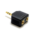 AUDIO ADAPT 3.5STERPL-JKX2 GOLD