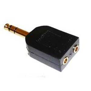 AUDIO ADAPT 6.3STERPL-3.5STERO JKX2 GOLD