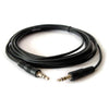 AUDIO CABLE 3.5 STEREO PL-PL 1FT BLK