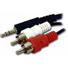 AUDIO CABLE 3.5 STEREO PL-RCAPX2 25FT